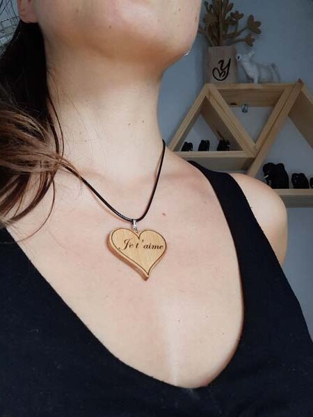 Pendentif Personnalisé en Bois